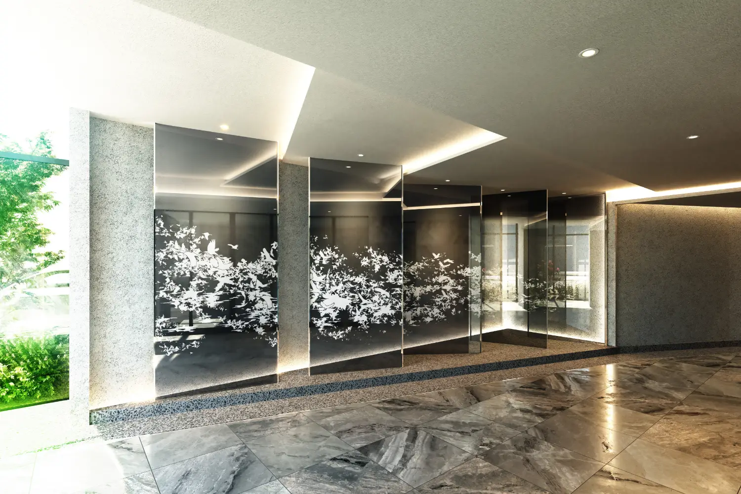 エントランスホール完成予想CG