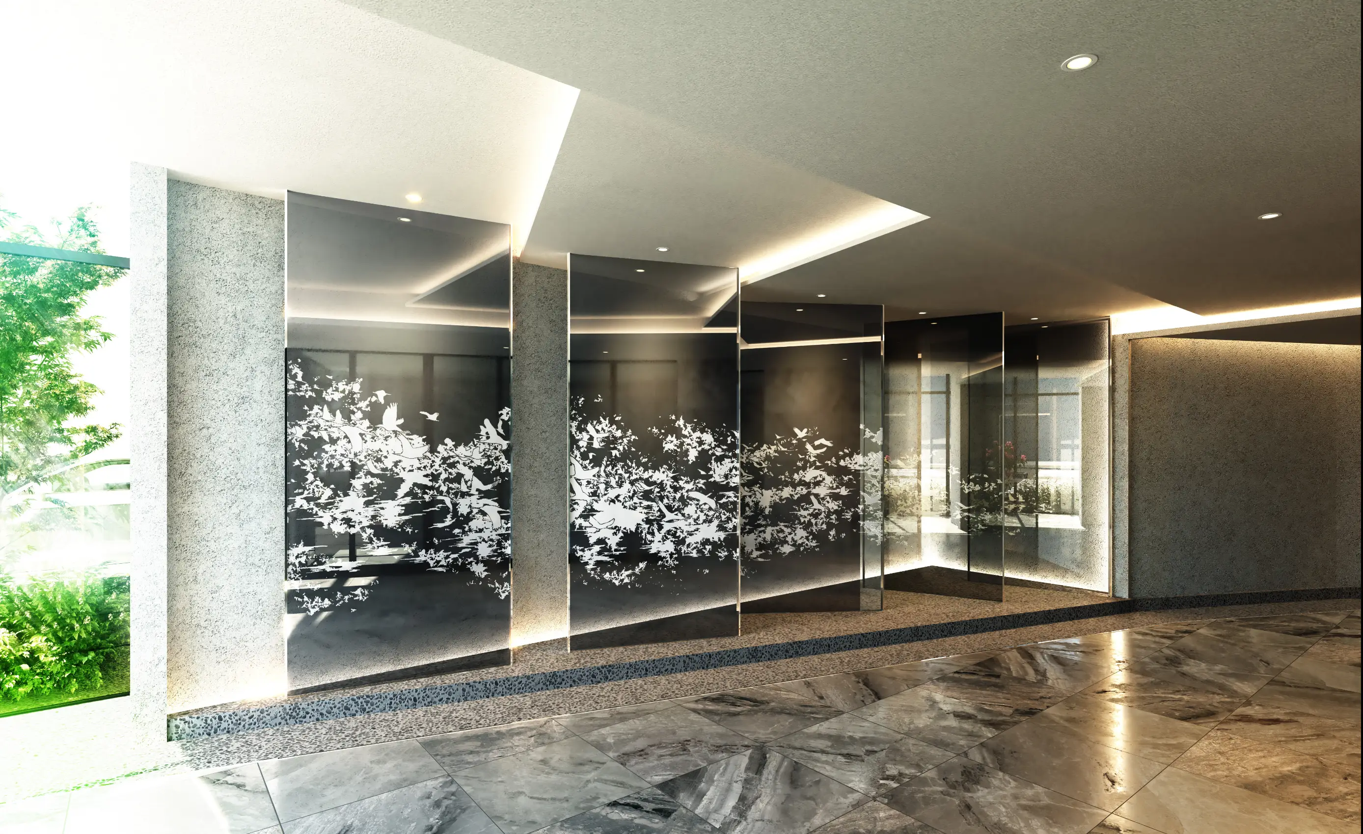 エントランスホール完成予想CG