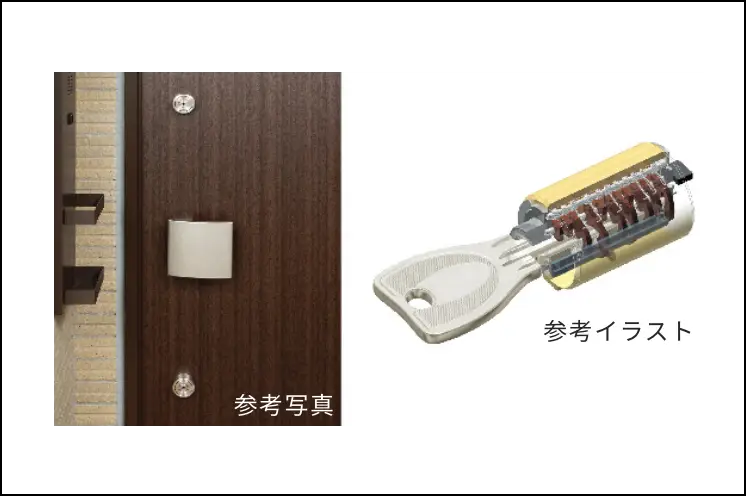 ディンプルキーとダブルロック